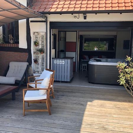Gite Piscine Jacuzzi Privatises Clos Valentin Freulleville Ngoại thất bức ảnh